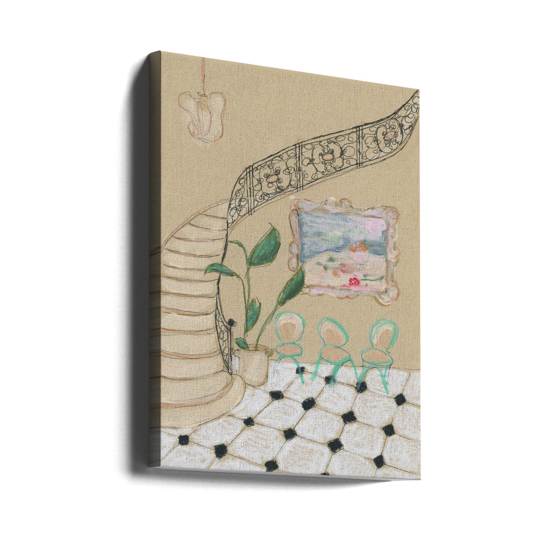 Museum Day 70x100 - Stretched Canvas, Poster or Fine Art Print I Heart Wall Art