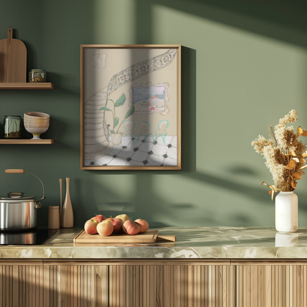 Museum Day 70x100 - Stretched Canvas, Poster or Fine Art Print I Heart Wall Art