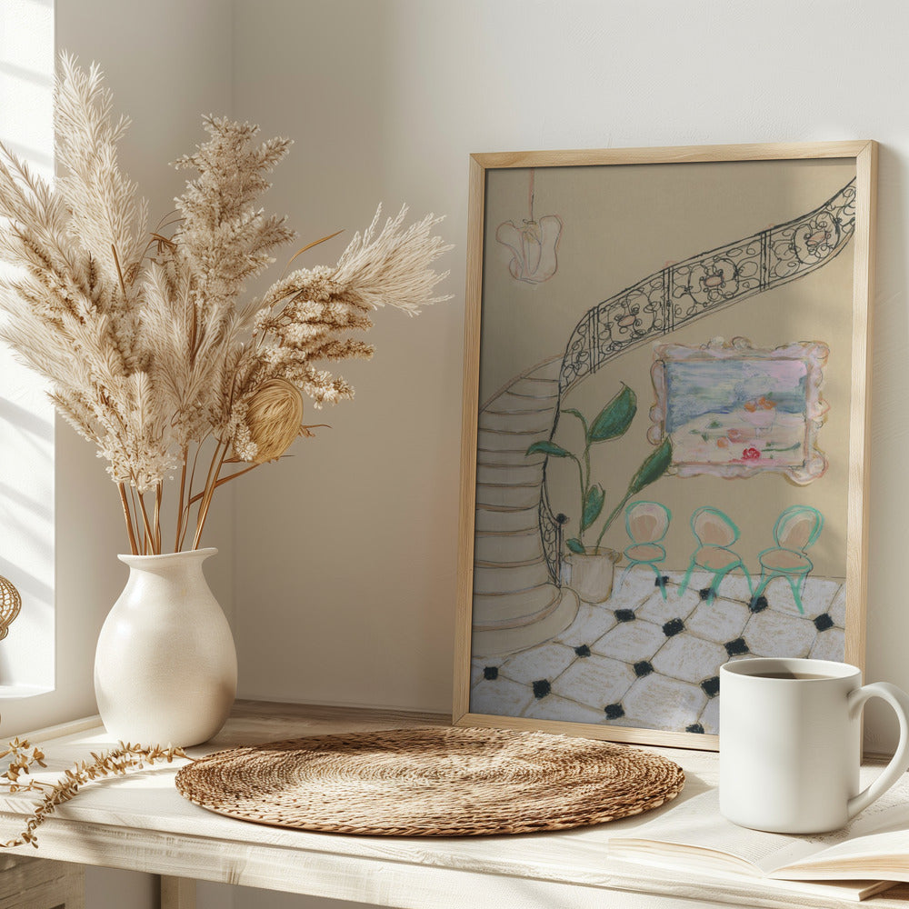 Museum Day 70x100 - Stretched Canvas, Poster or Fine Art Print I Heart Wall Art