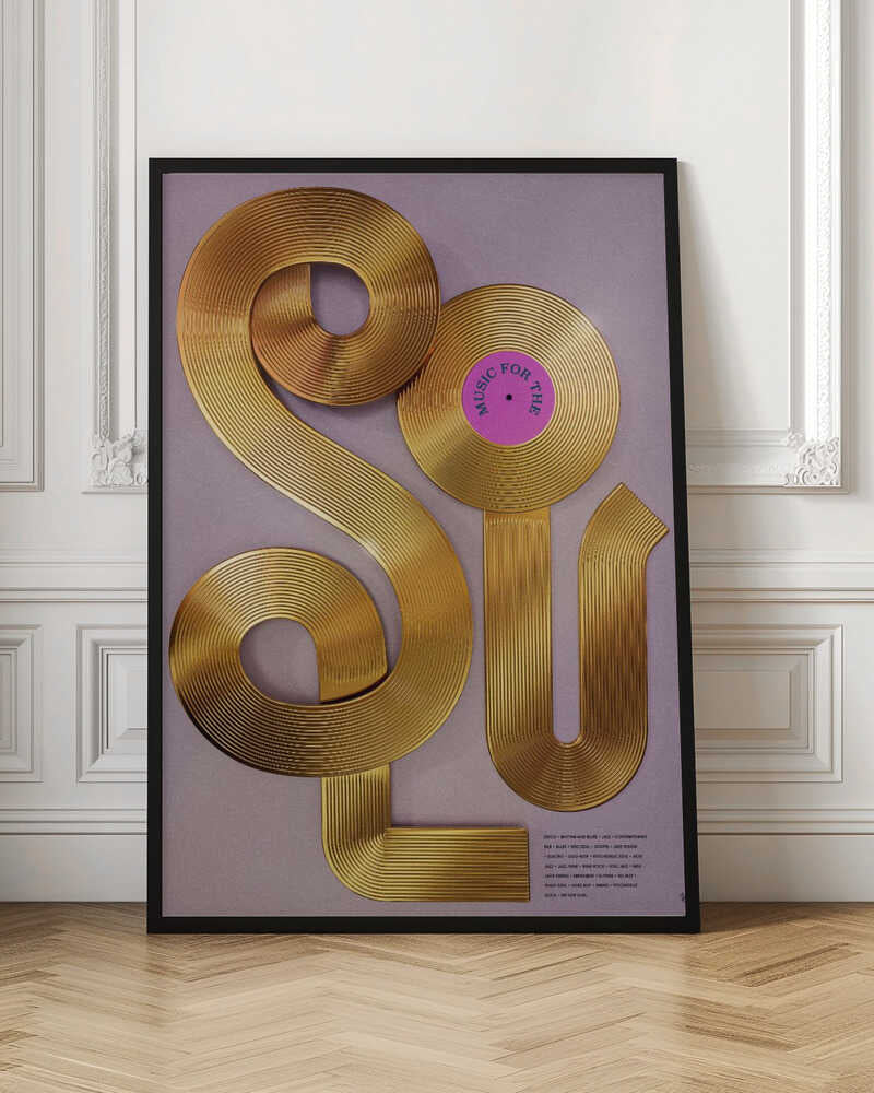 Music for the Soul - Stretched Canvas, Poster or Fine Art Print - I Heart Wall Art - Poster Print, Canvas Print or Framed Art Print