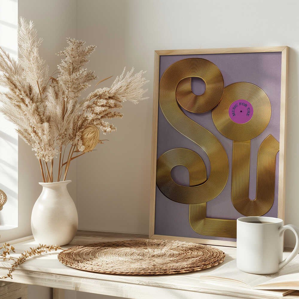 Music for the Soul - Stretched Canvas, Poster or Fine Art Print - I Heart Wall Art - Poster Print, Canvas Print or Framed Art Print