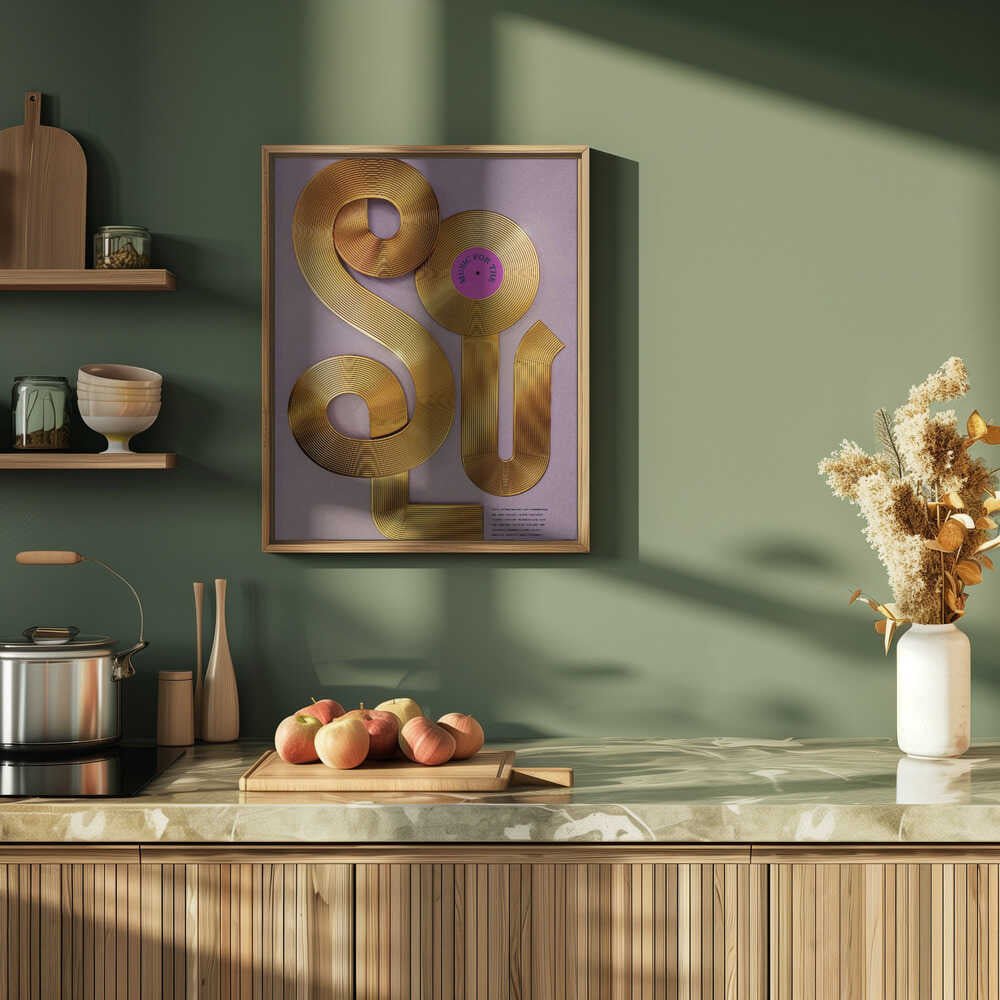 Music for the Soul - Stretched Canvas, Poster or Fine Art Print - I Heart Wall Art - Poster Print, Canvas Print or Framed Art Print