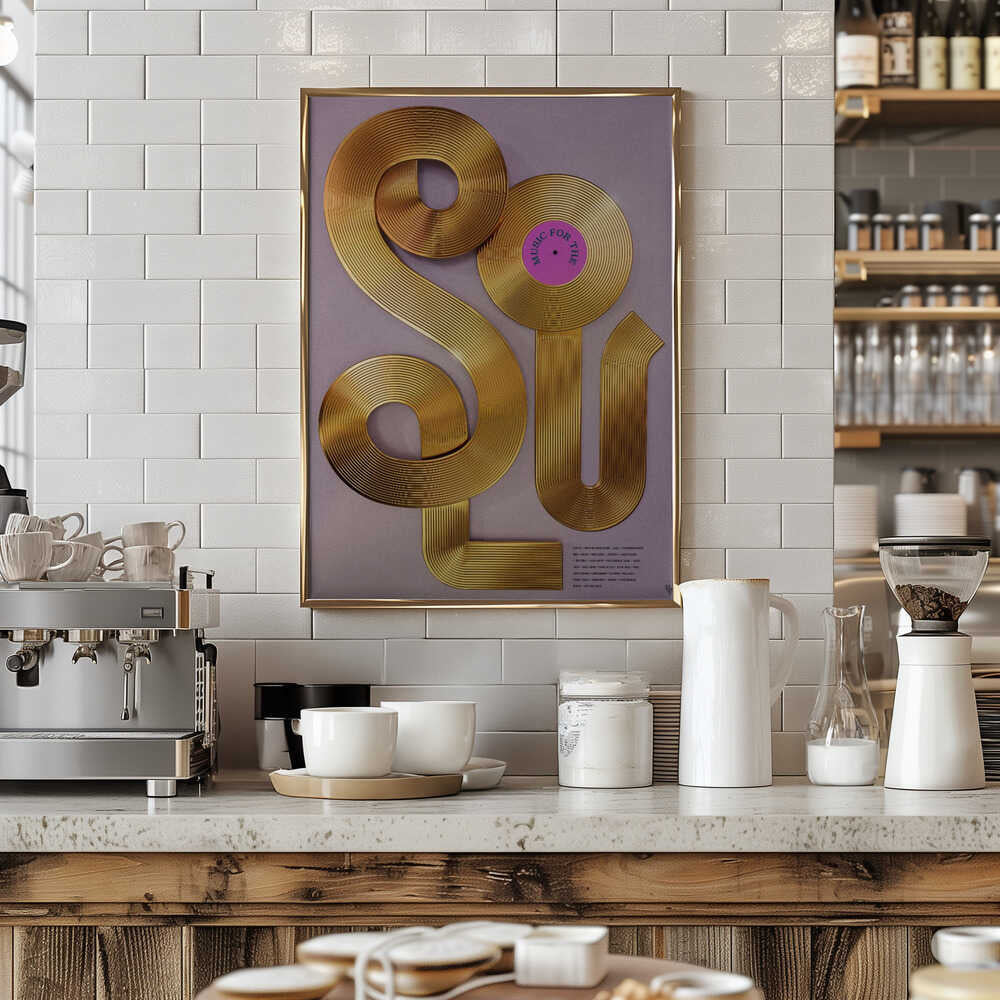 Music for the Soul - Stretched Canvas, Poster or Fine Art Print - I Heart Wall Art - Poster Print, Canvas Print or Framed Art Print
