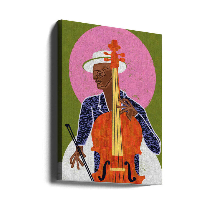 MUSICIAN GUY VII - Stretched Canvas, Poster or Fine Art Print - I Heart Wall Art - Poster Print, Canvas Print or Framed Art Print
