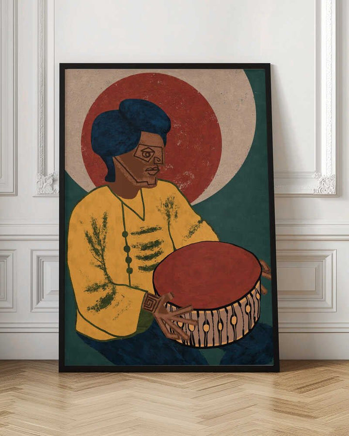 MUSICIAN GUY X - Stretched Canvas, Poster or Fine Art Print - I Heart Wall Art - Poster Print, Canvas Print or Framed Art Print