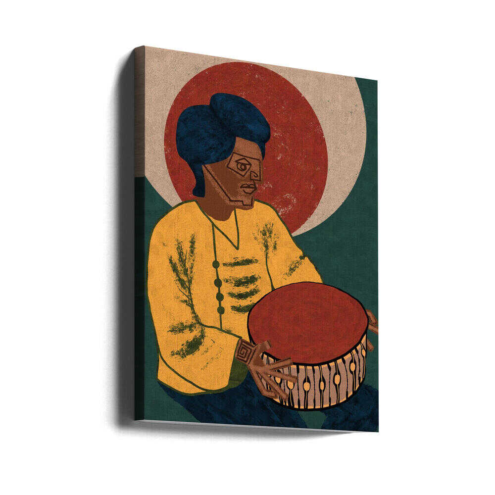 MUSICIAN GUY X - Stretched Canvas, Poster or Fine Art Print - I Heart Wall Art - Poster Print, Canvas Print or Framed Art Print