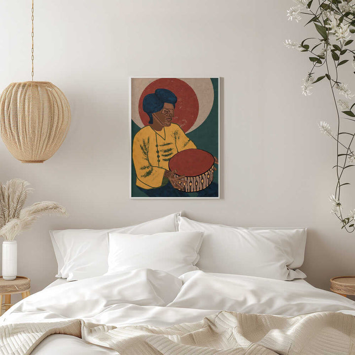 MUSICIAN GUY X - Stretched Canvas, Poster or Fine Art Print - I Heart Wall Art - Poster Print, Canvas Print or Framed Art Print