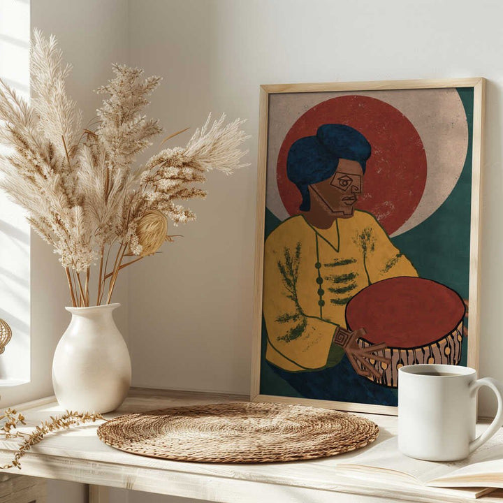 MUSICIAN GUY X - Stretched Canvas, Poster or Fine Art Print - I Heart Wall Art - Poster Print, Canvas Print or Framed Art Print
