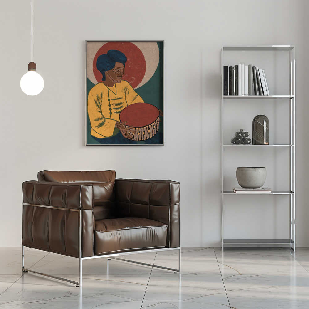 MUSICIAN GUY X - Stretched Canvas, Poster or Fine Art Print - I Heart Wall Art - Poster Print, Canvas Print or Framed Art Print