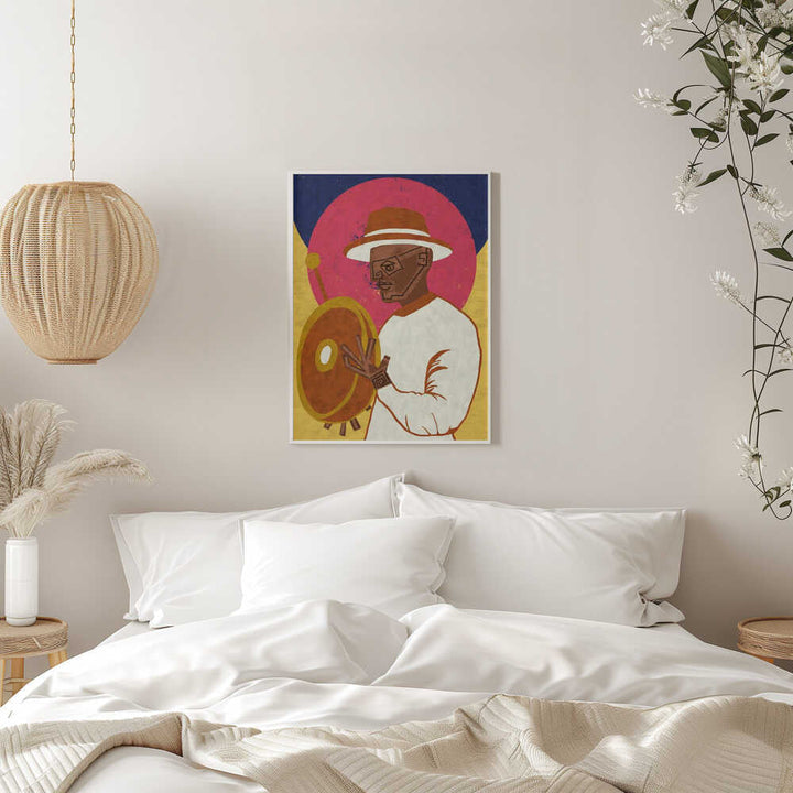 MUSICIAN GUY XI - Stretched Canvas, Poster or Fine Art Print - I Heart Wall Art - Poster Print, Canvas Print or Framed Art Print