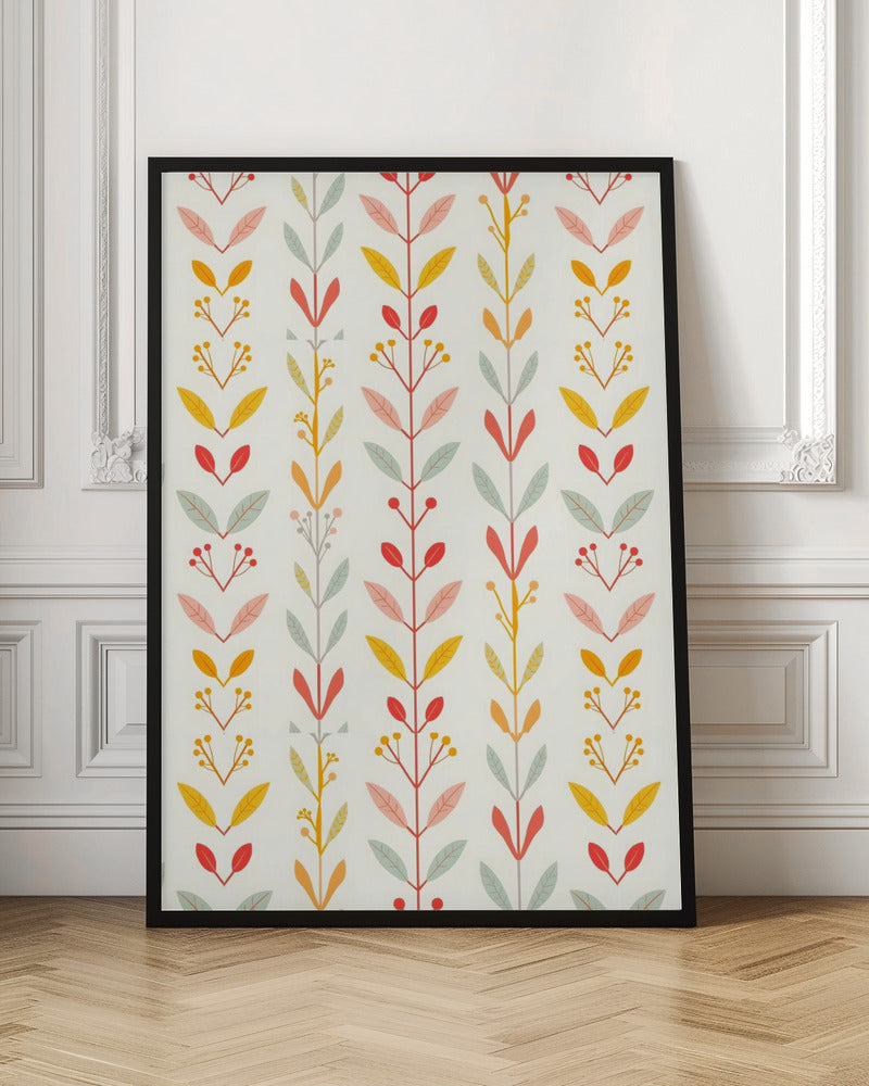 Muted Fall Stripes - Stretched Canvas, Poster or Fine Art Print I Heart Wall Art