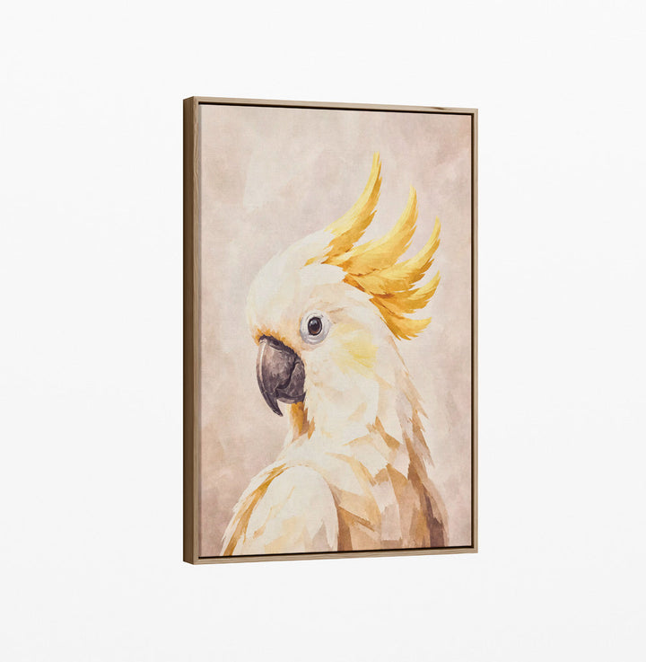 My Cockatoo Friend - Print of Sulphur Crested Art or Stretched Canvas