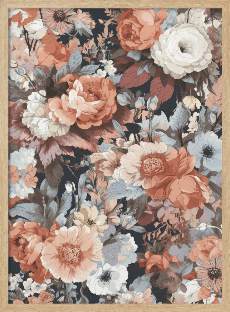 My Favorite Flower Bouquet - Stretched Canvas, Poster or Fine Art Print I Heart Wall Art