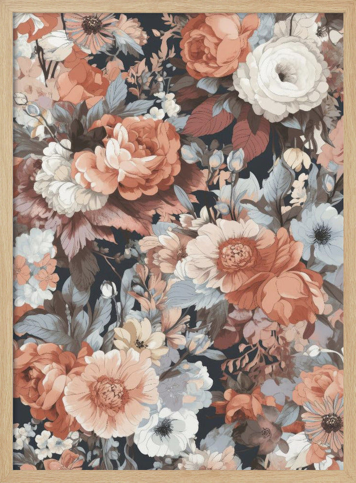 My Favorite Flower Bouquet - Stretched Canvas, Poster or Fine Art Print I Heart Wall Art