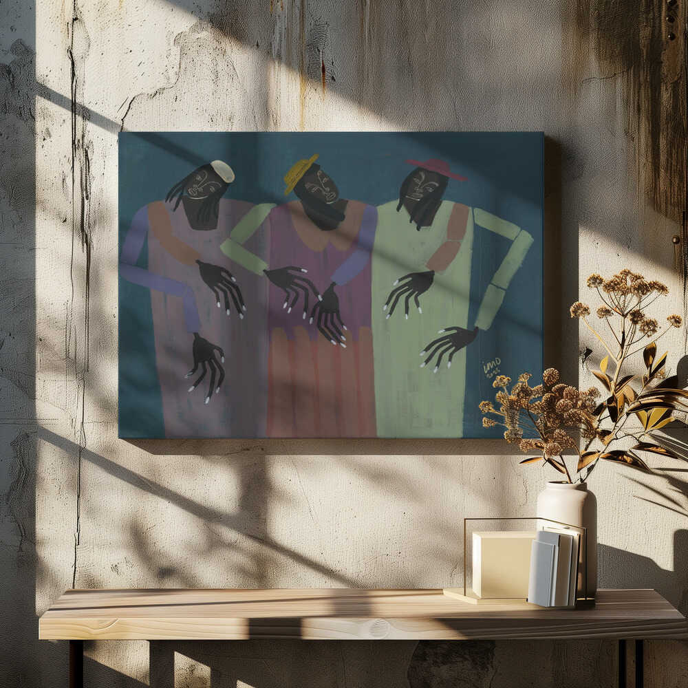My People - Stretched Canvas, Poster or Fine Art Print - I Heart Wall Art - Poster Print, Canvas Print or Framed Art Print