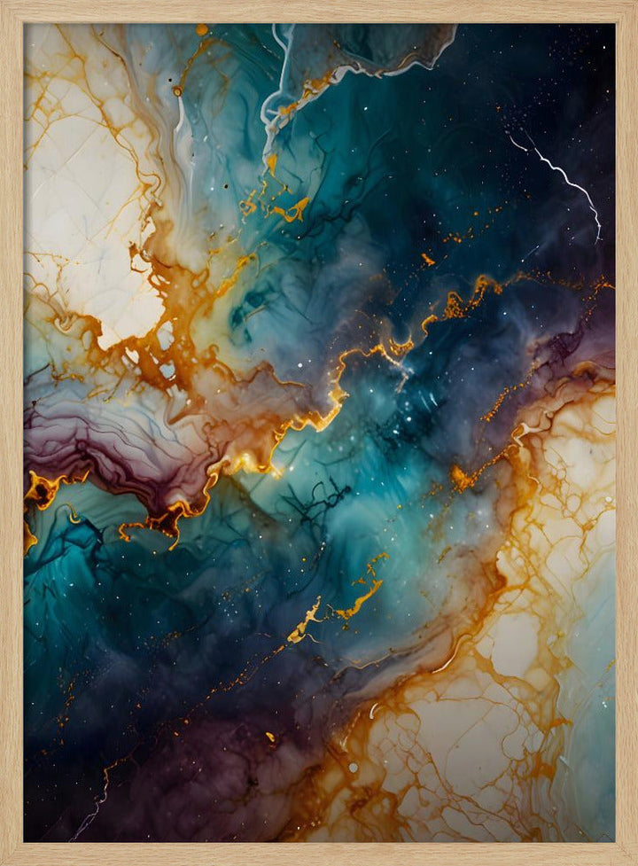 Mystic Marble - Stretched Canvas, Poster or Fine Art Print I Heart Wall Art