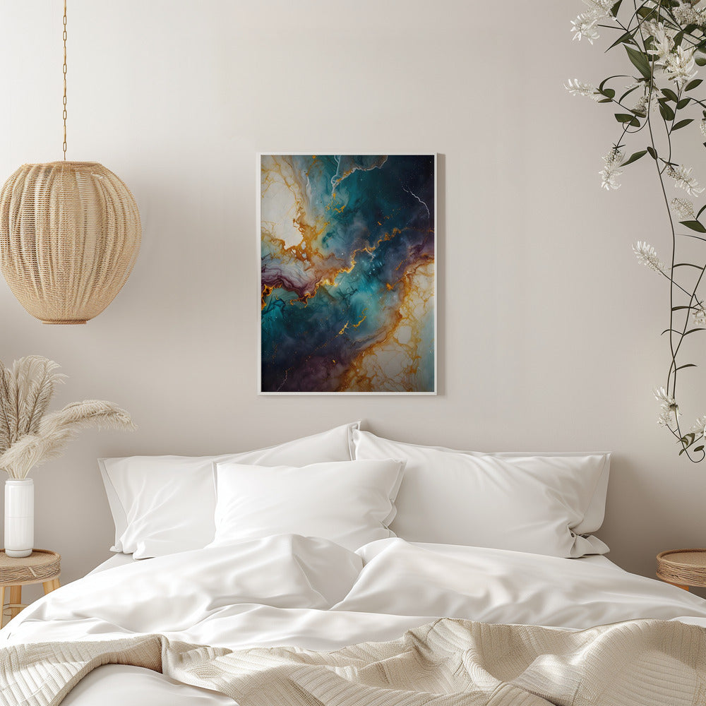Mystic Marble - Stretched Canvas, Poster or Fine Art Print I Heart Wall Art