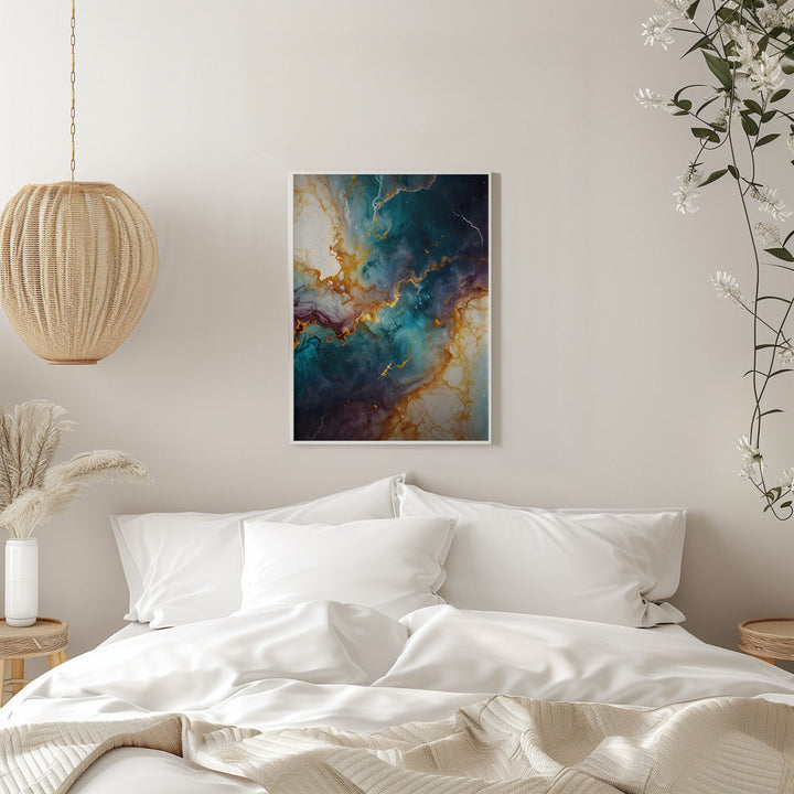 Mystic Marble - Stretched Canvas, Poster or Fine Art Print I Heart Wall Art