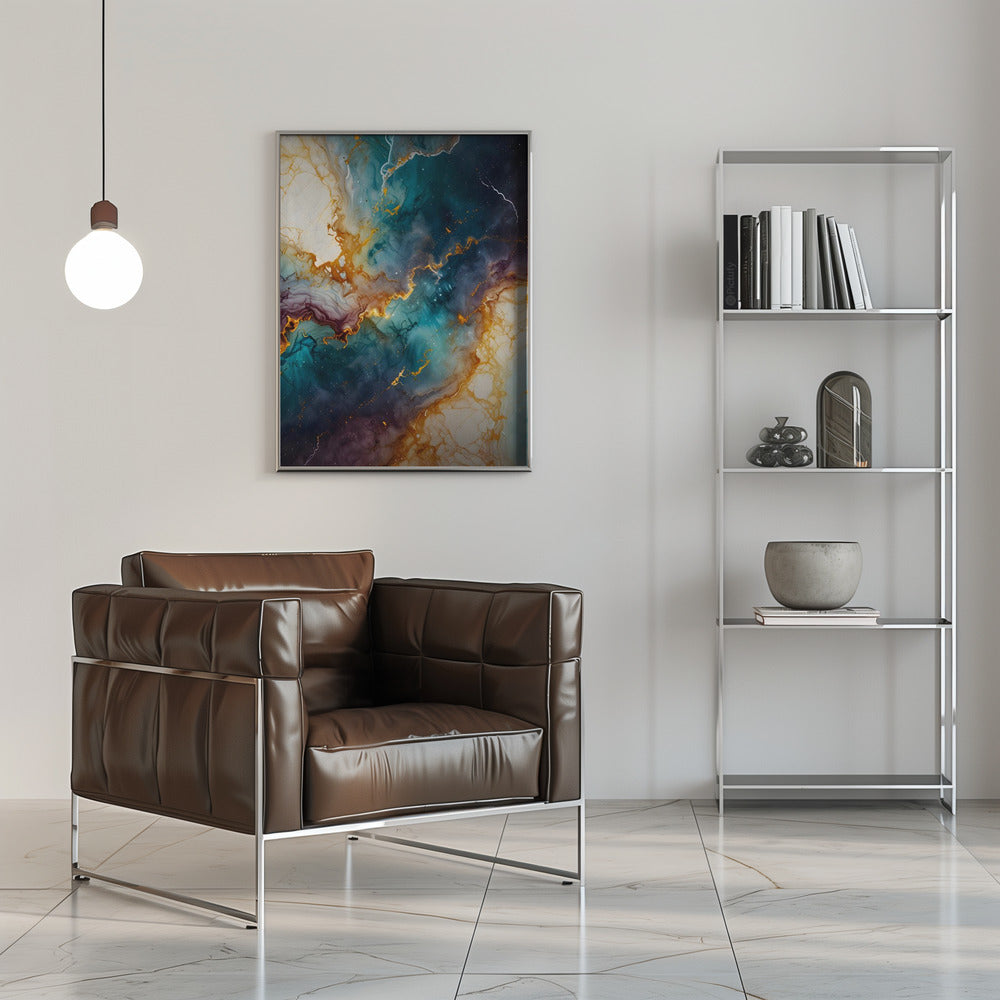 Mystic Marble - Stretched Canvas, Poster or Fine Art Print I Heart Wall Art