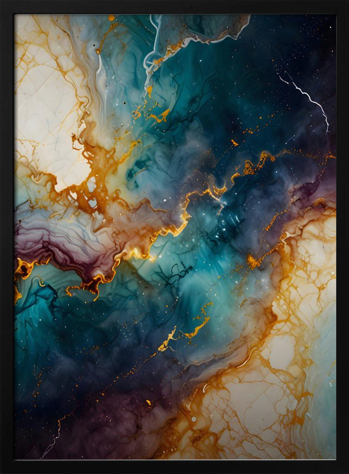 Mystic Marble - Stretched Canvas, Poster or Fine Art Print I Heart Wall Art