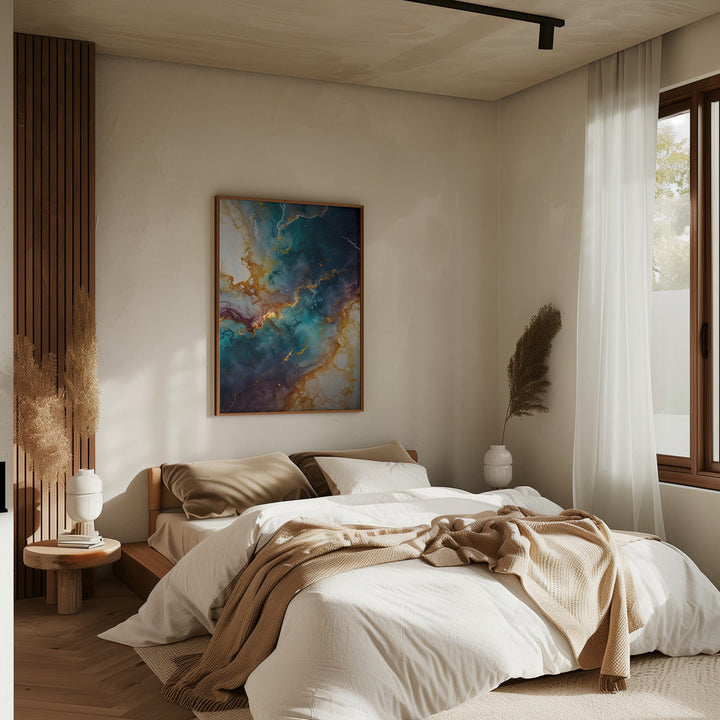 Mystic Marble - Stretched Canvas, Poster or Fine Art Print I Heart Wall Art