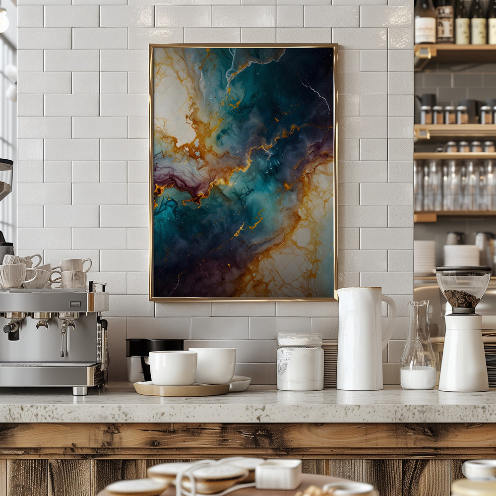Mystic Marble - Stretched Canvas, Poster or Fine Art Print I Heart Wall Art