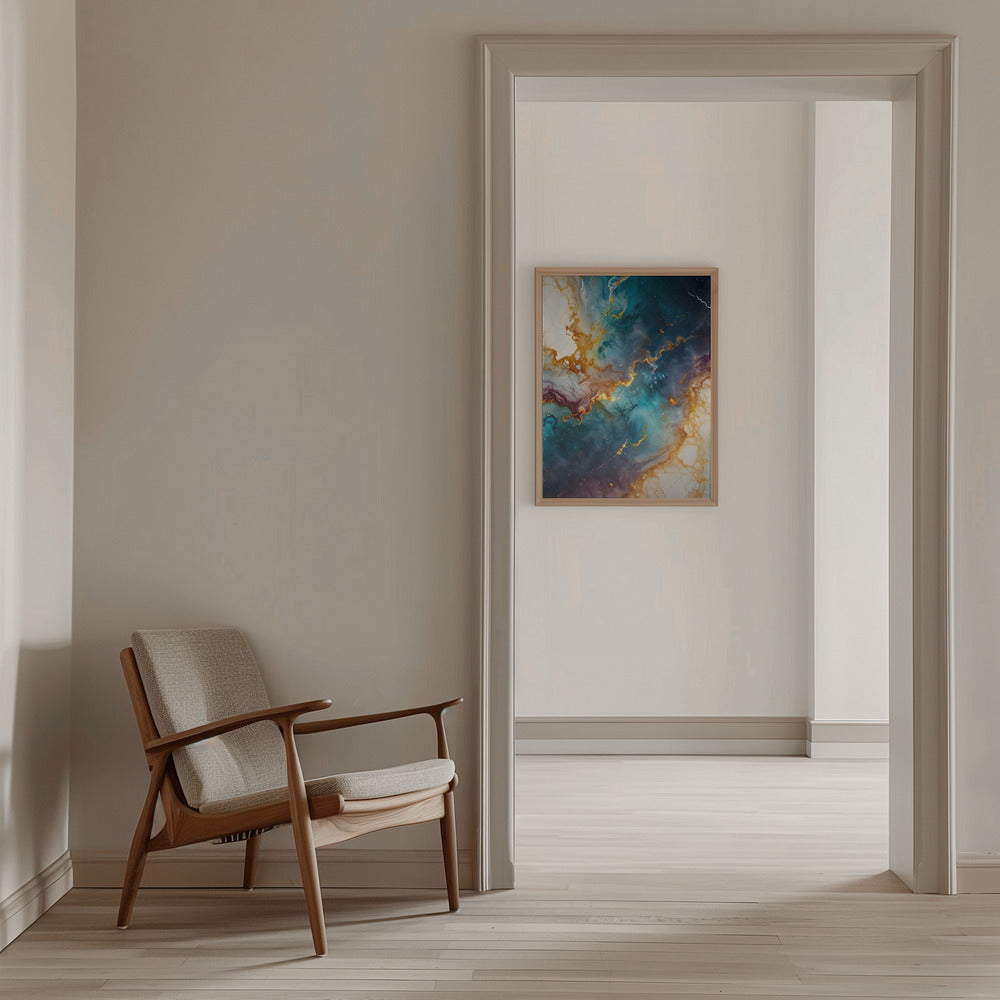 Mystic Marble - Stretched Canvas, Poster or Fine Art Print I Heart Wall Art