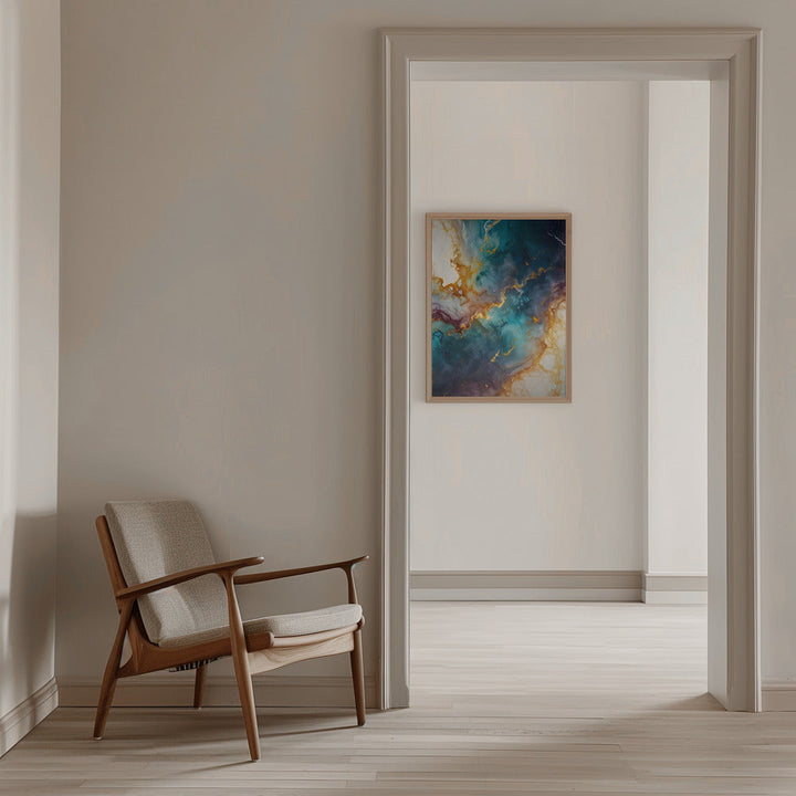 Mystic Marble - Stretched Canvas, Poster or Fine Art Print I Heart Wall Art