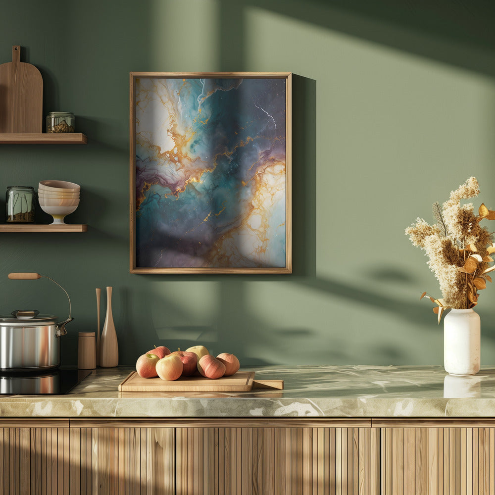 Mystic Marble - Stretched Canvas, Poster or Fine Art Print I Heart Wall Art