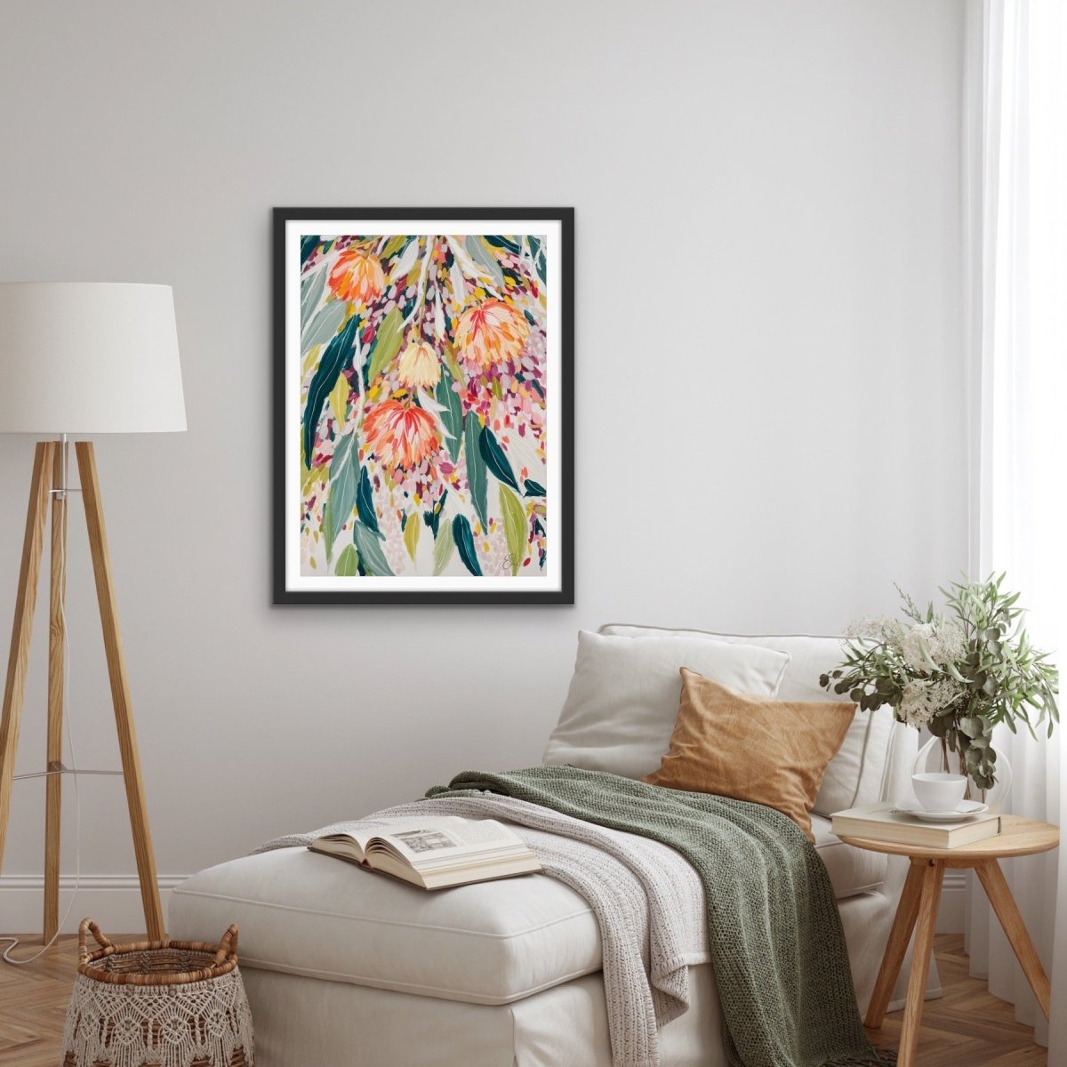 Native Blooms by Edie Fogarty - Australian Nature Canvas or Art Print - I Heart Wall Art - Poster Print, Canvas Print or Framed Art Print