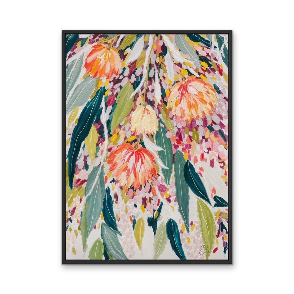 Native Blooms by Edie Fogarty - Australian Nature Canvas or Art Print - I Heart Wall Art - Poster Print, Canvas Print or Framed Art Print