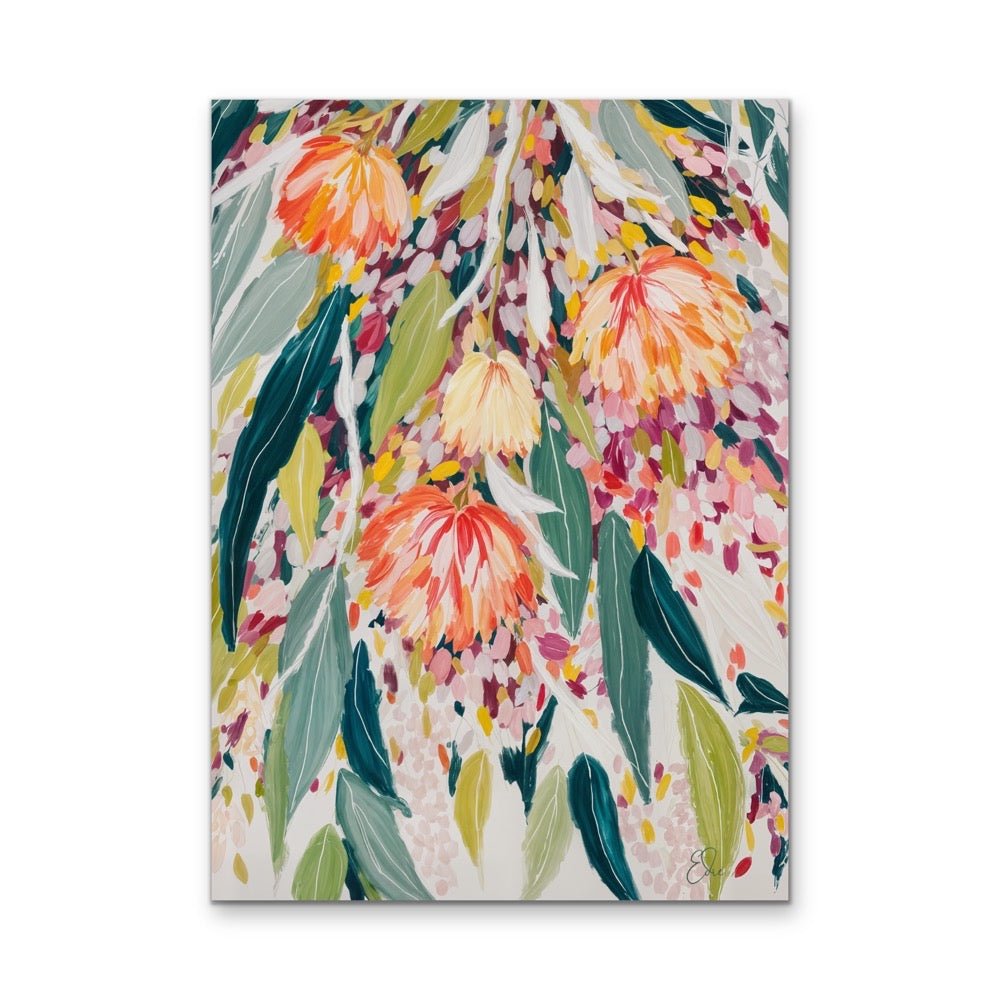 Native Blooms by Edie Fogarty - Australian Nature Canvas or Art Print - I Heart Wall Art - Poster Print, Canvas Print or Framed Art Print