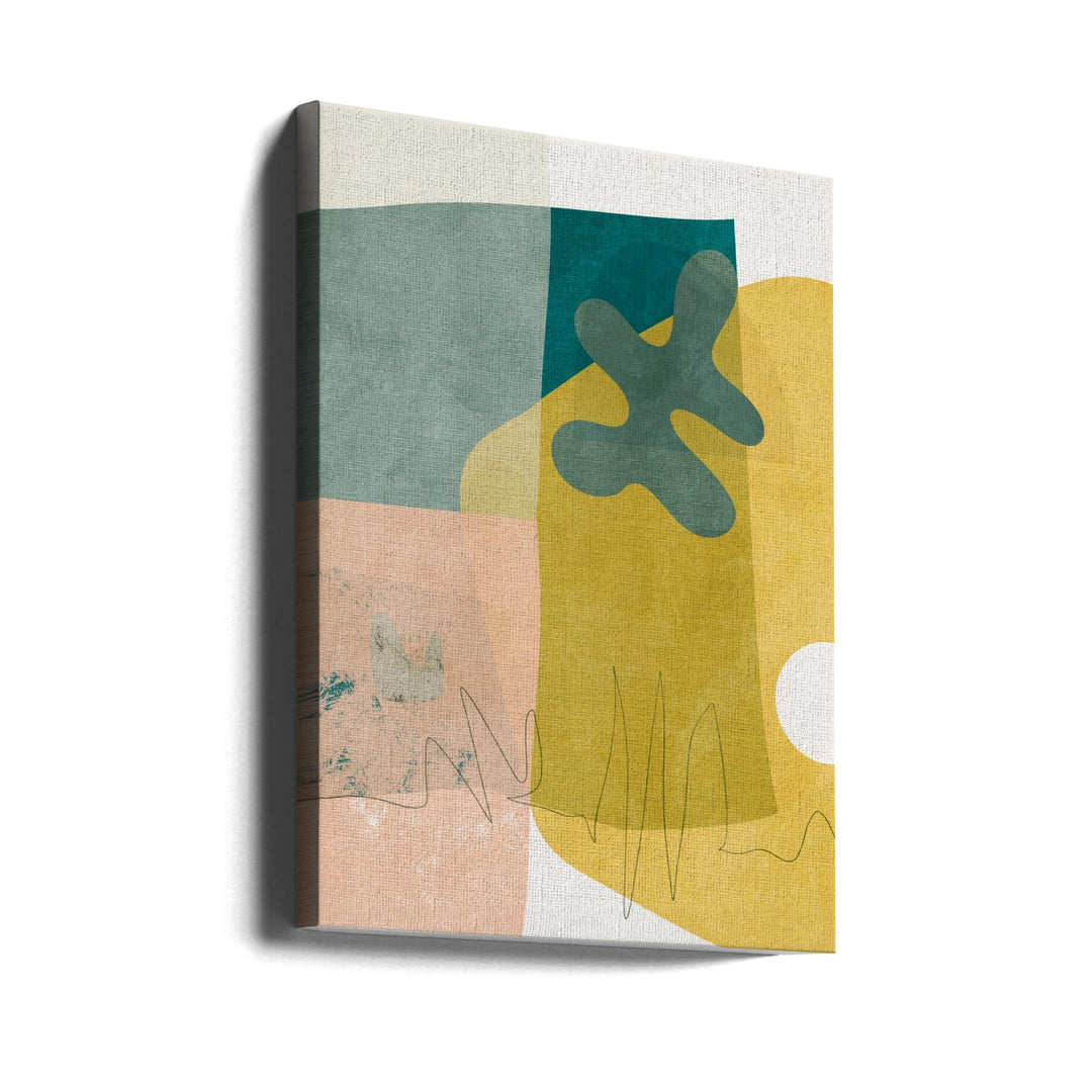 Nature Friendly Terracotta 3 Aquarell Kopie - Stretched Canvas, Poster or Fine Art Print I Heart Wall Art