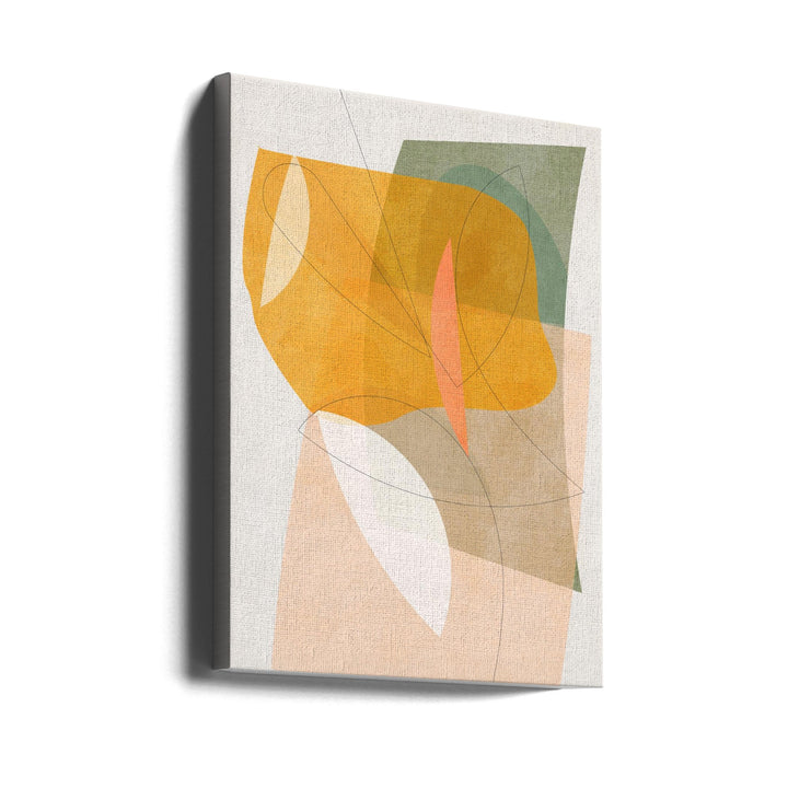 Nature Friendly Terracotta 5 Aquarell Kopie - Stretched Canvas, Poster or Fine Art Print I Heart Wall Art