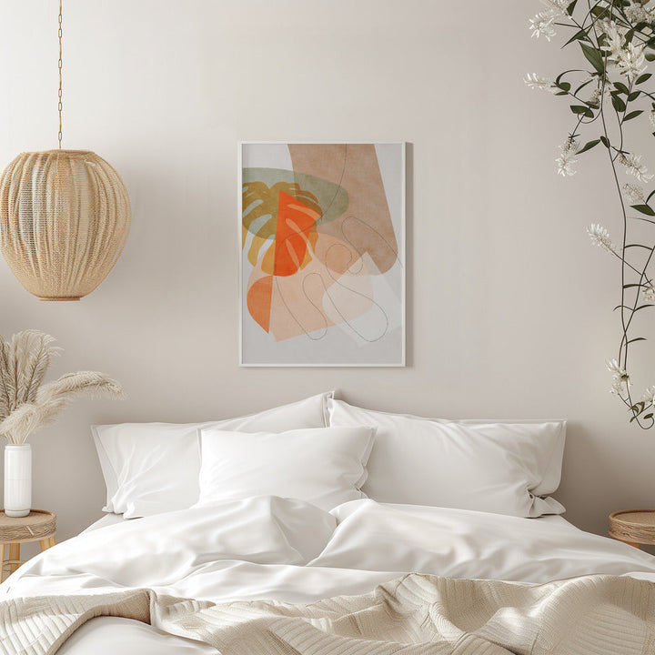 Nature Friendly Terracotta 6 Aquarell Kopie - Stretched Canvas, Poster or Fine Art Print I Heart Wall Art