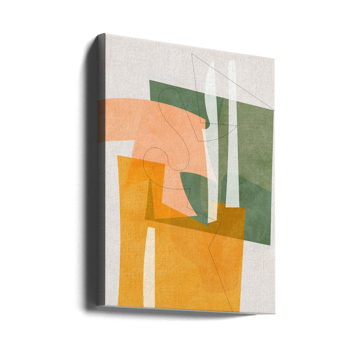 Nature Friendly Terracotta 8 Aquarell Kopie - Stretched Canvas, Poster or Fine Art Print I Heart Wall Art