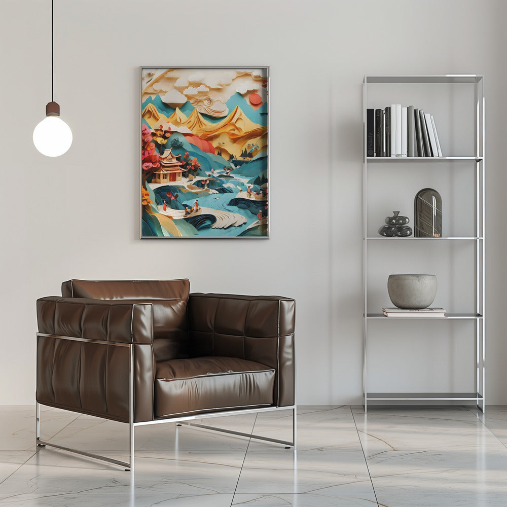 Nature In Layers - Stretched Canvas, Poster or Fine Art Print I Heart Wall Art