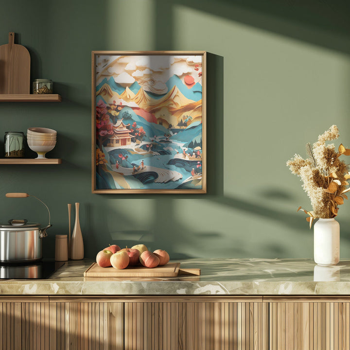 Nature In Layers - Stretched Canvas, Poster or Fine Art Print I Heart Wall Art