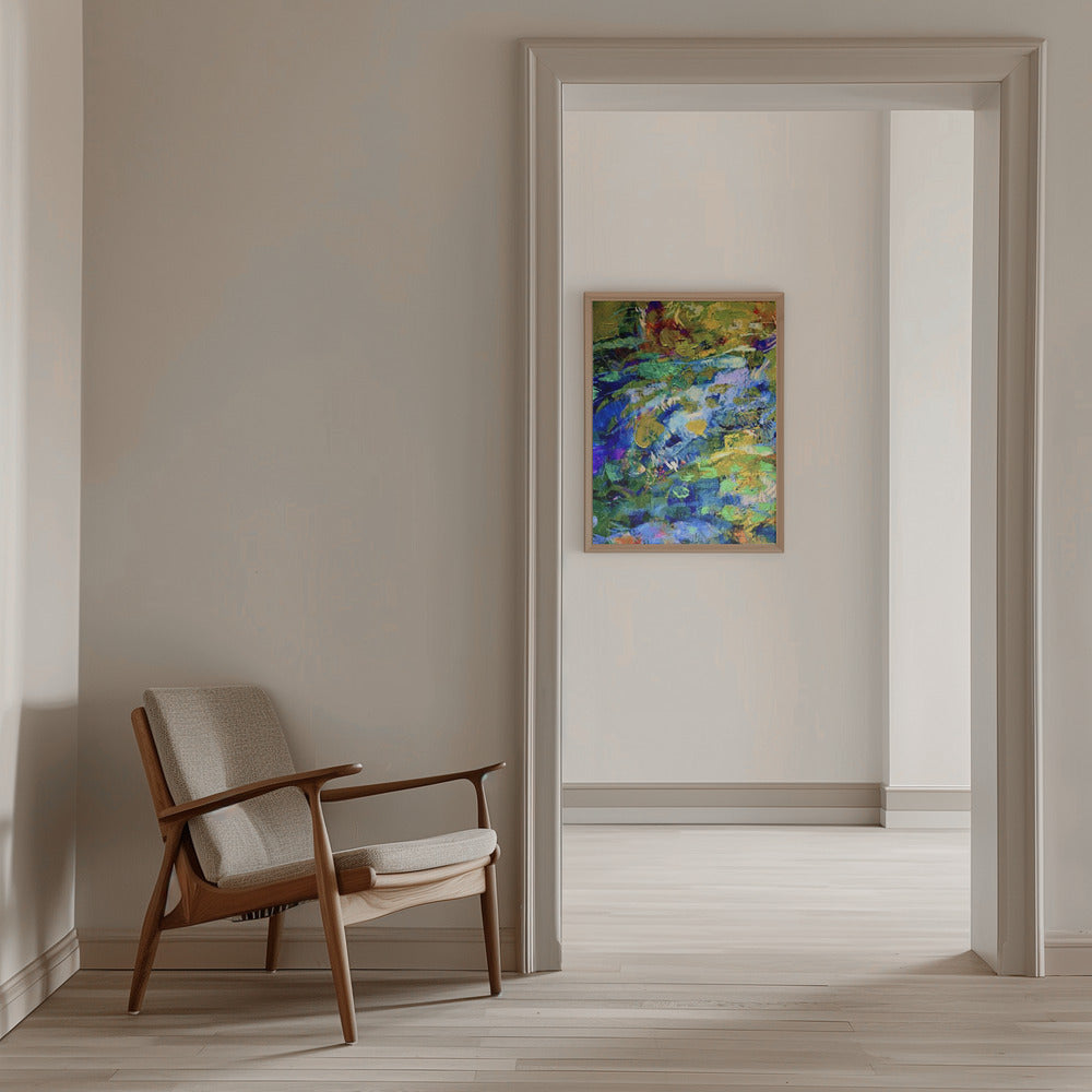 Nature Inspired Landscape - Stretched Canvas, Poster or Fine Art Print I Heart Wall Art