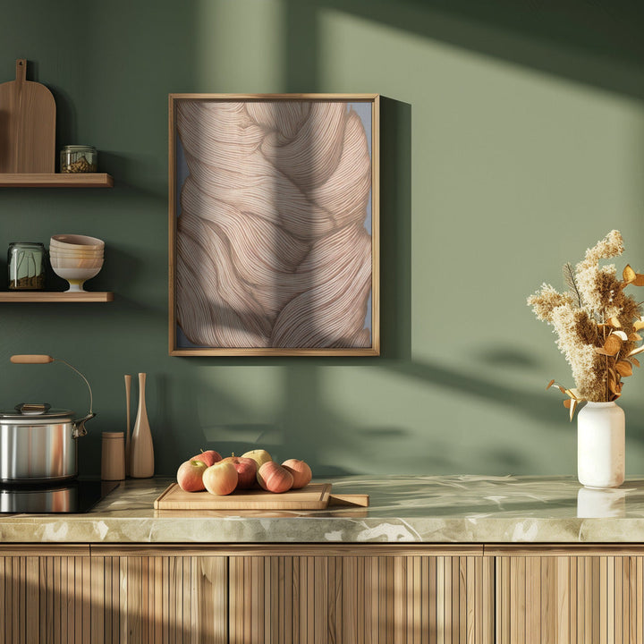 Nature line III - Stretched Canvas, Poster or Fine Art Print I Heart Wall Art