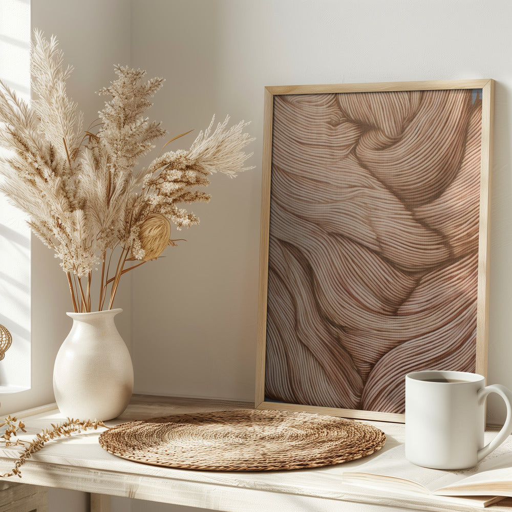 Nature line III - Stretched Canvas, Poster or Fine Art Print I Heart Wall Art