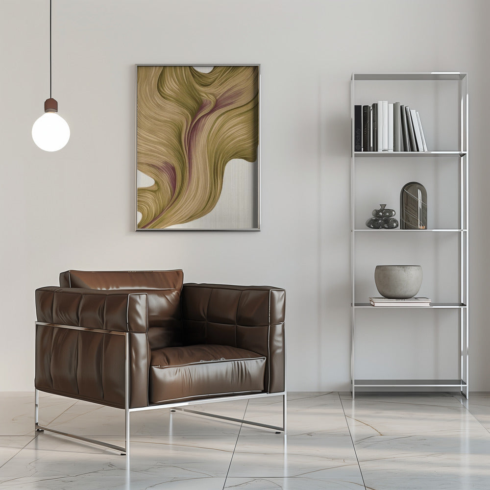 Nature line V - Stretched Canvas, Poster or Fine Art Print I Heart Wall Art