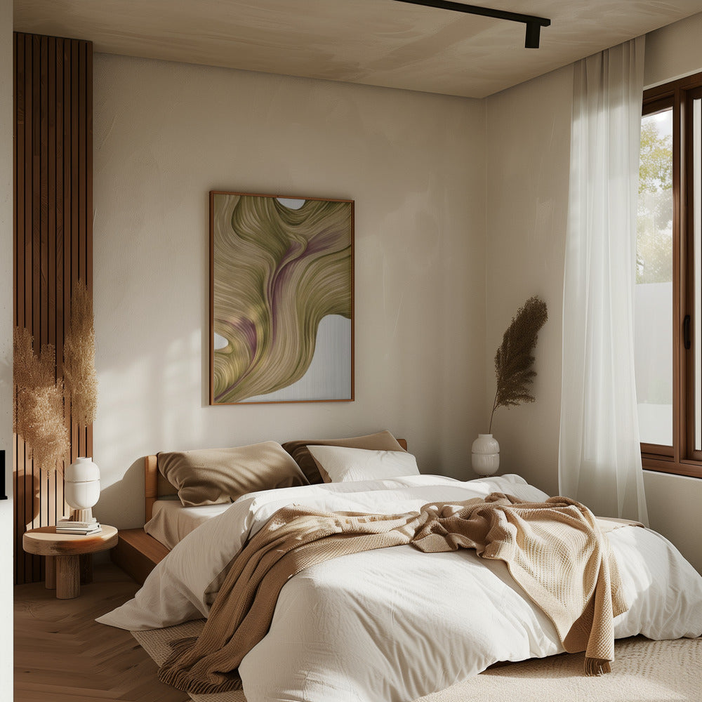 Nature line V - Stretched Canvas, Poster or Fine Art Print I Heart Wall Art