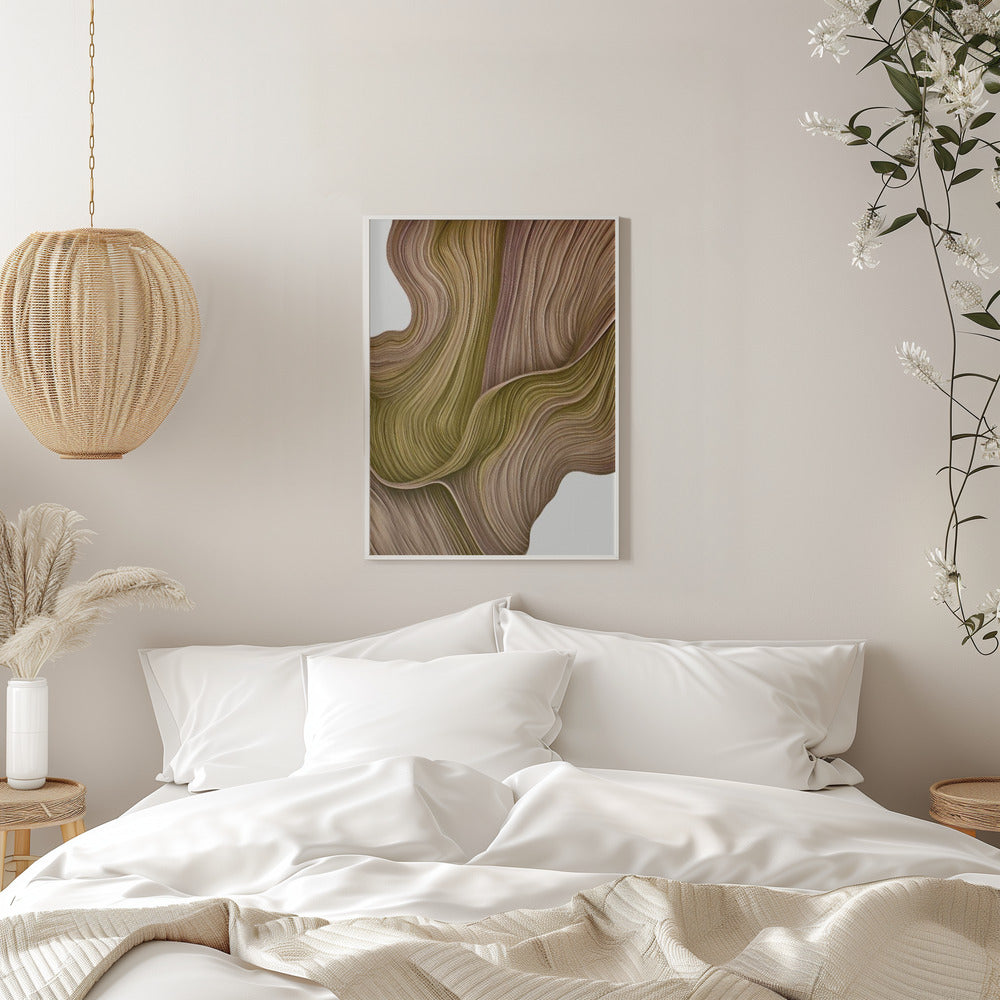 Nature line VI - Stretched Canvas, Poster or Fine Art Print I Heart Wall Art