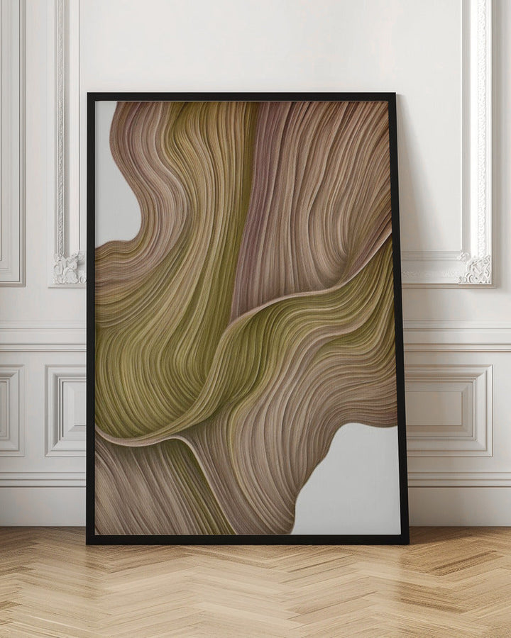 Nature line VI - Stretched Canvas, Poster or Fine Art Print I Heart Wall Art