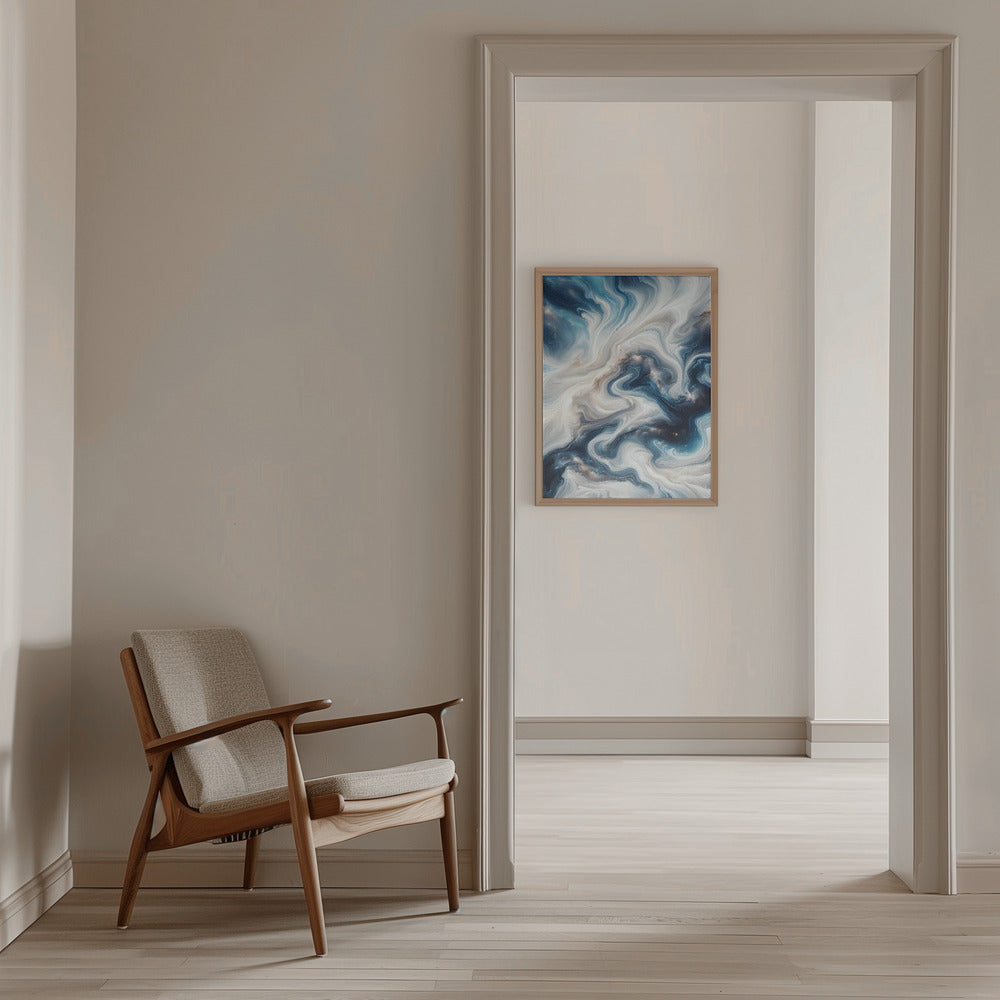 Nebula Flow - Stretched Canvas, Poster or Fine Art Print I Heart Wall Art