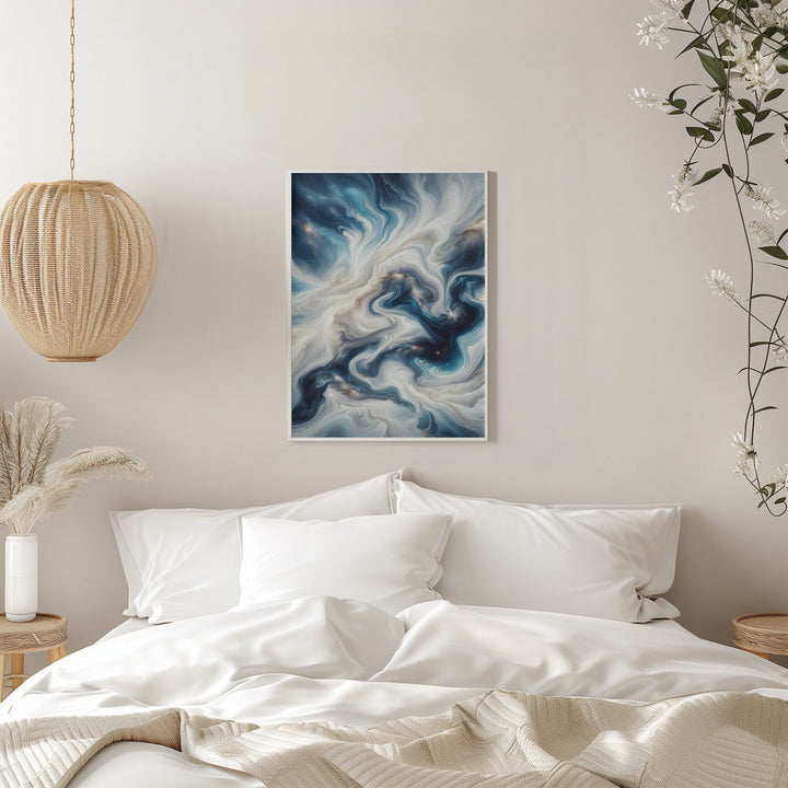 Nebula Flow - Stretched Canvas, Poster or Fine Art Print I Heart Wall Art