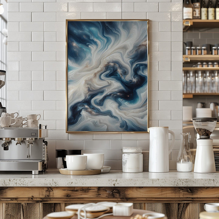Nebula Flow - Stretched Canvas, Poster or Fine Art Print I Heart Wall Art