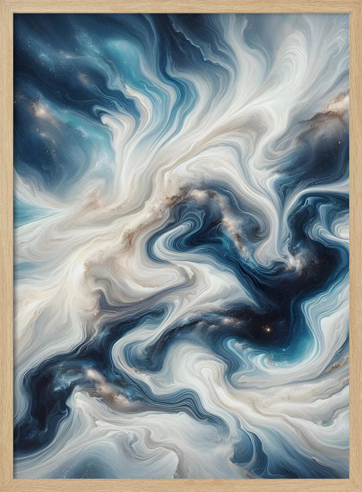Nebula Flow - Stretched Canvas, Poster or Fine Art Print I Heart Wall Art