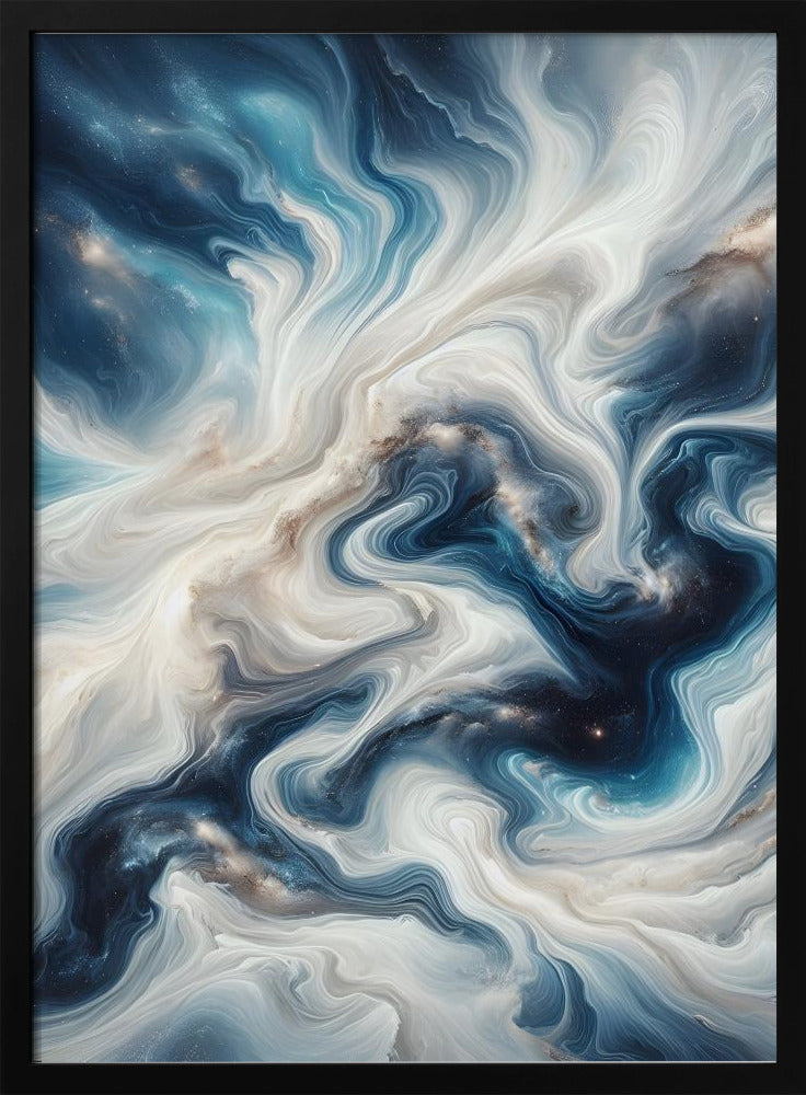Nebula Flow - Stretched Canvas, Poster or Fine Art Print I Heart Wall Art